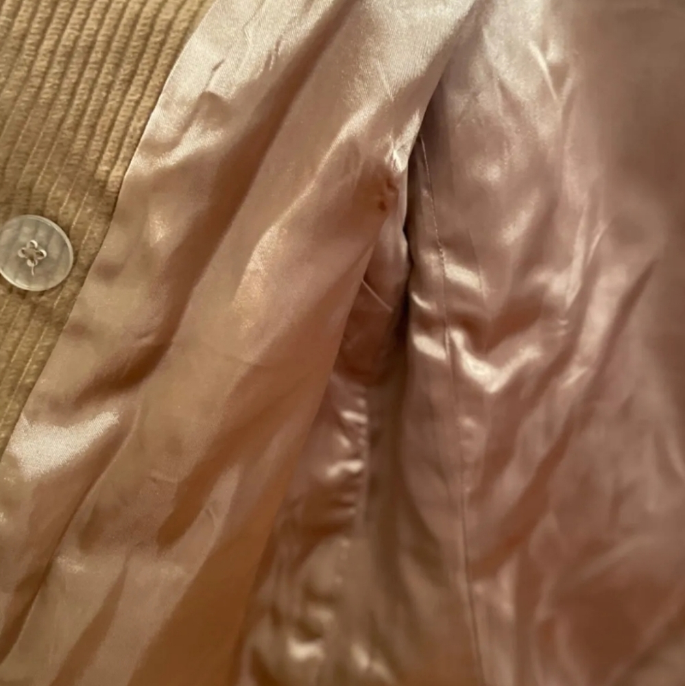 Gap Corduroy Double Breasted Jacket Tan XL - Picture 8 of 8